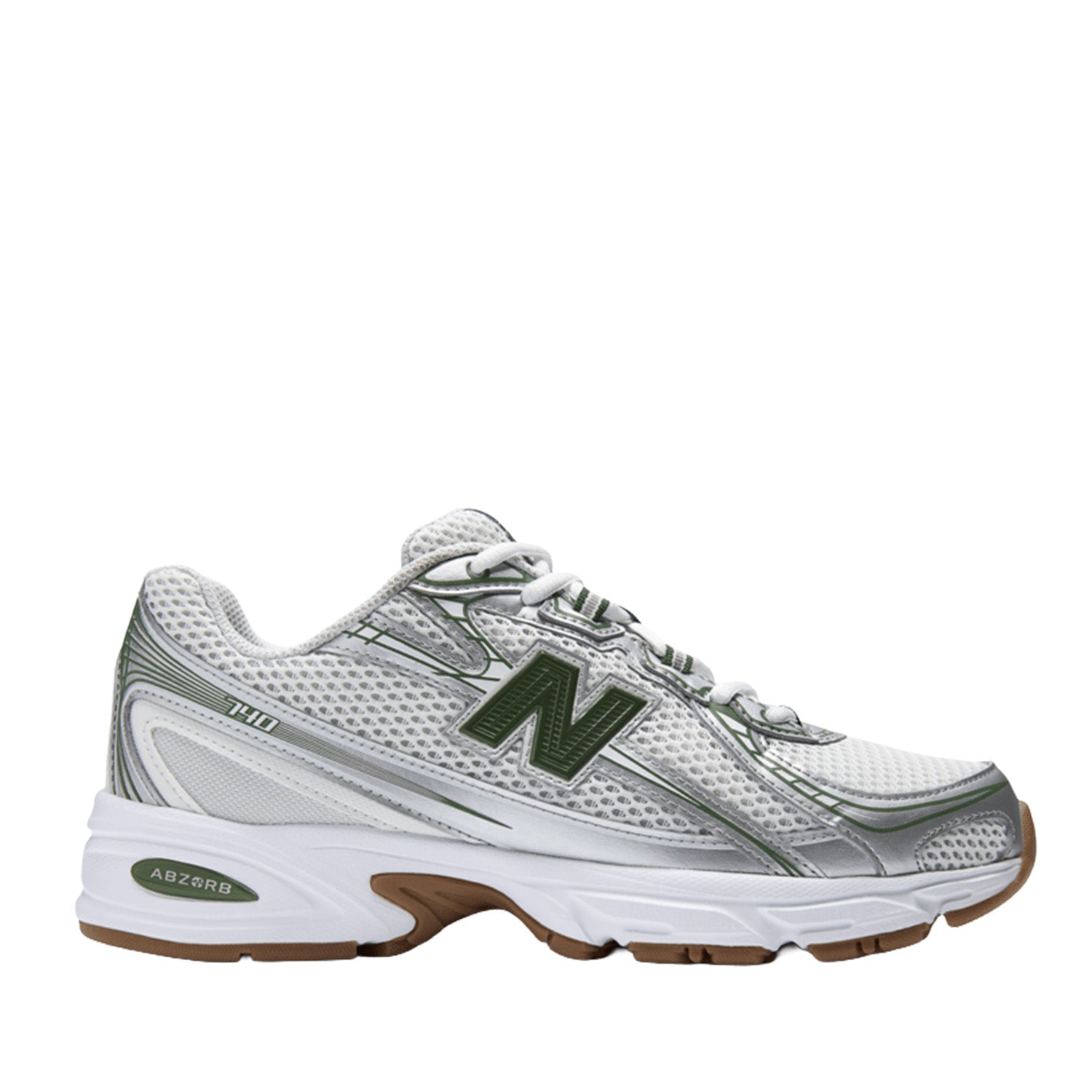 New Balance Unisex 740 in Grey Matter/Dark Alpine Green/Reflection