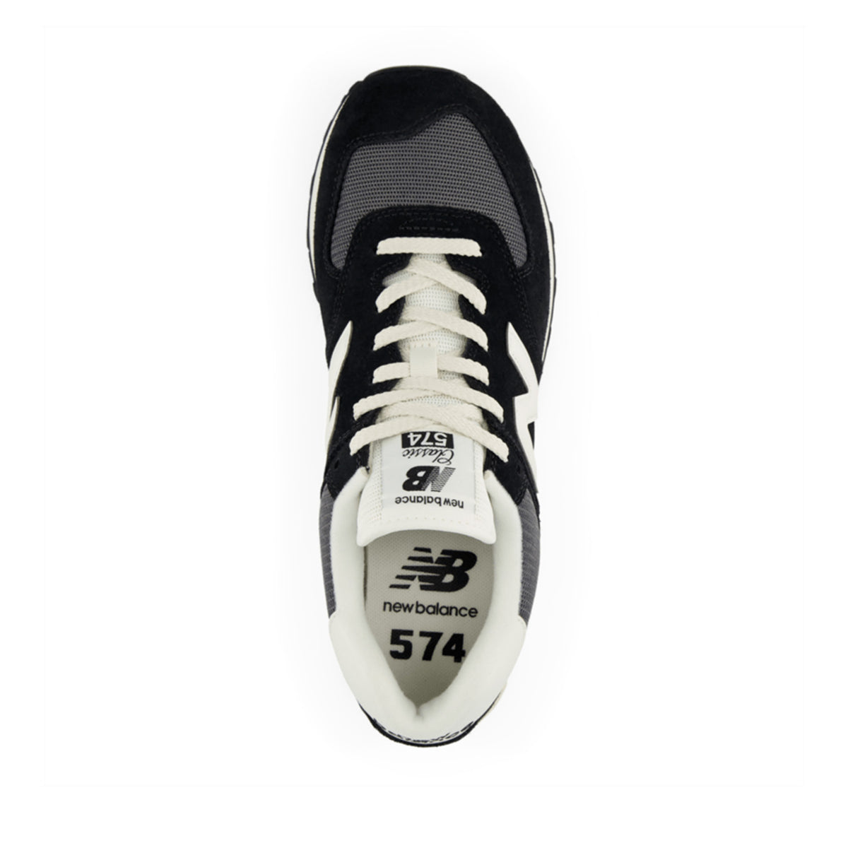 New Balance Unisex 574 in Black/White