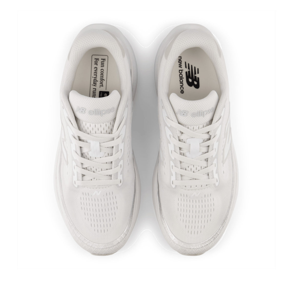 New Balance Women's Ellipse in White/Grey Matter/Black