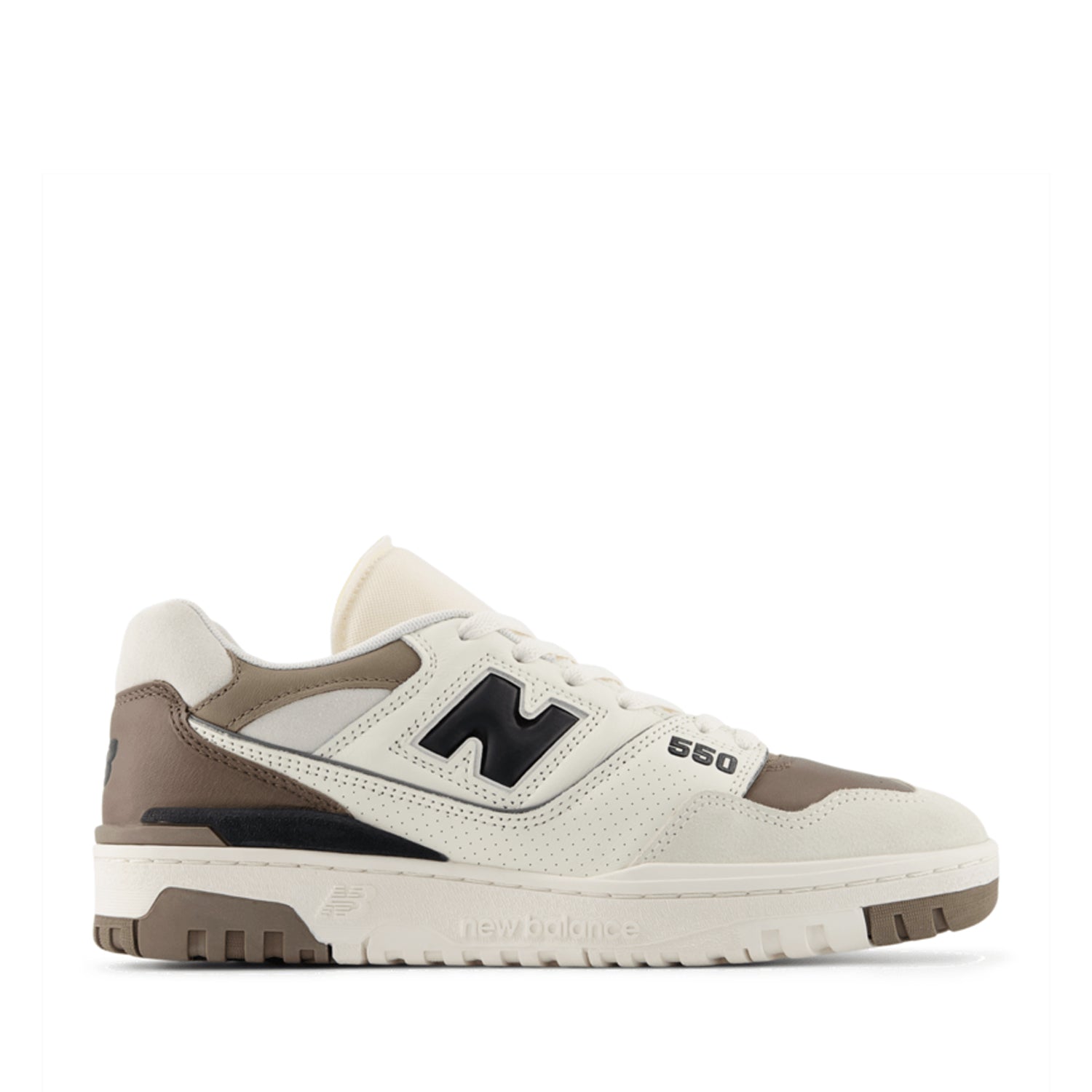 New Balance Unisex 550 in Sea Salt/Thunder Brown