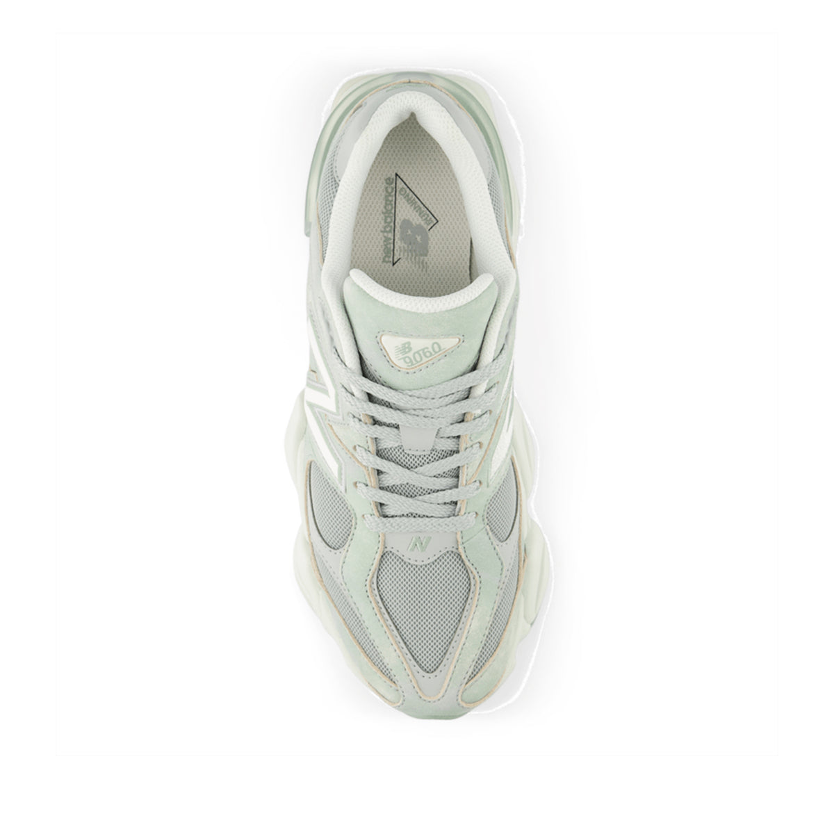 New Balance Unisex 9060 in Mosaic Green/Sea Salt
