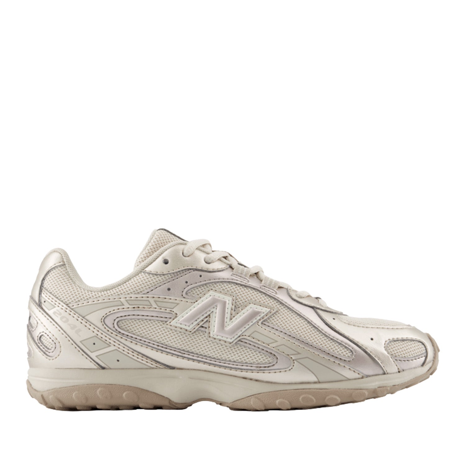 New Balance Unisex 204L in Timberwolf/Light Gold Metallic