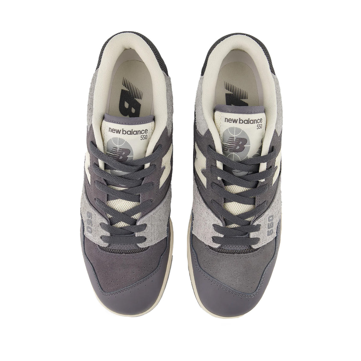 New Balance Men's 550 in Magnet with Slate Grey
