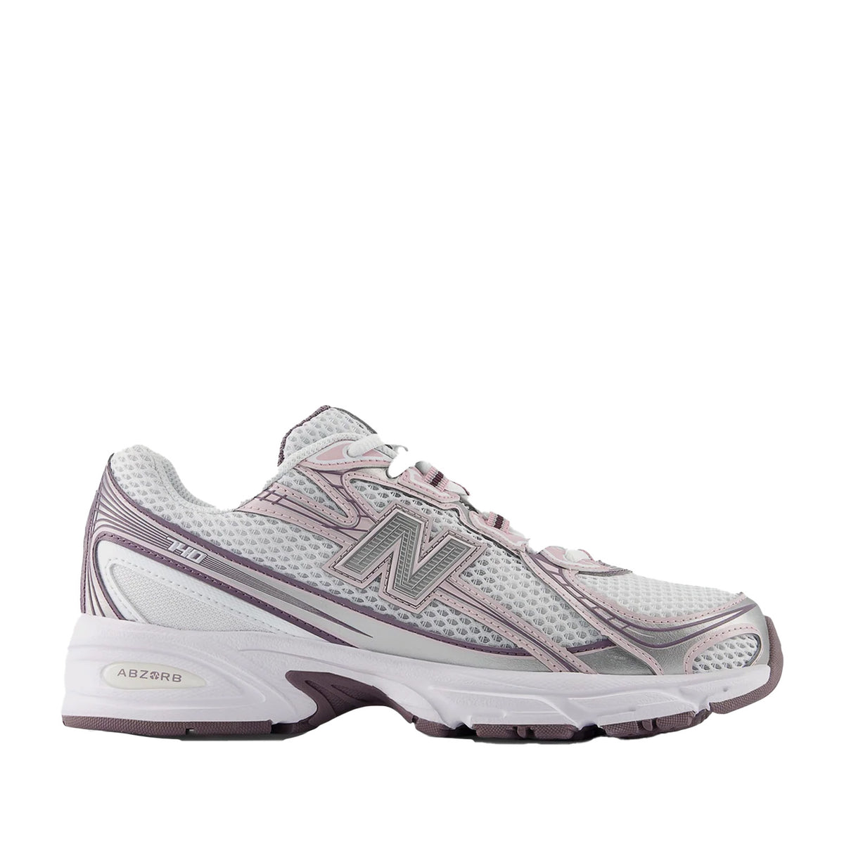 New Balance Unisex 740 in Ice Wine/White/Rose Sugar/Silver Metallic