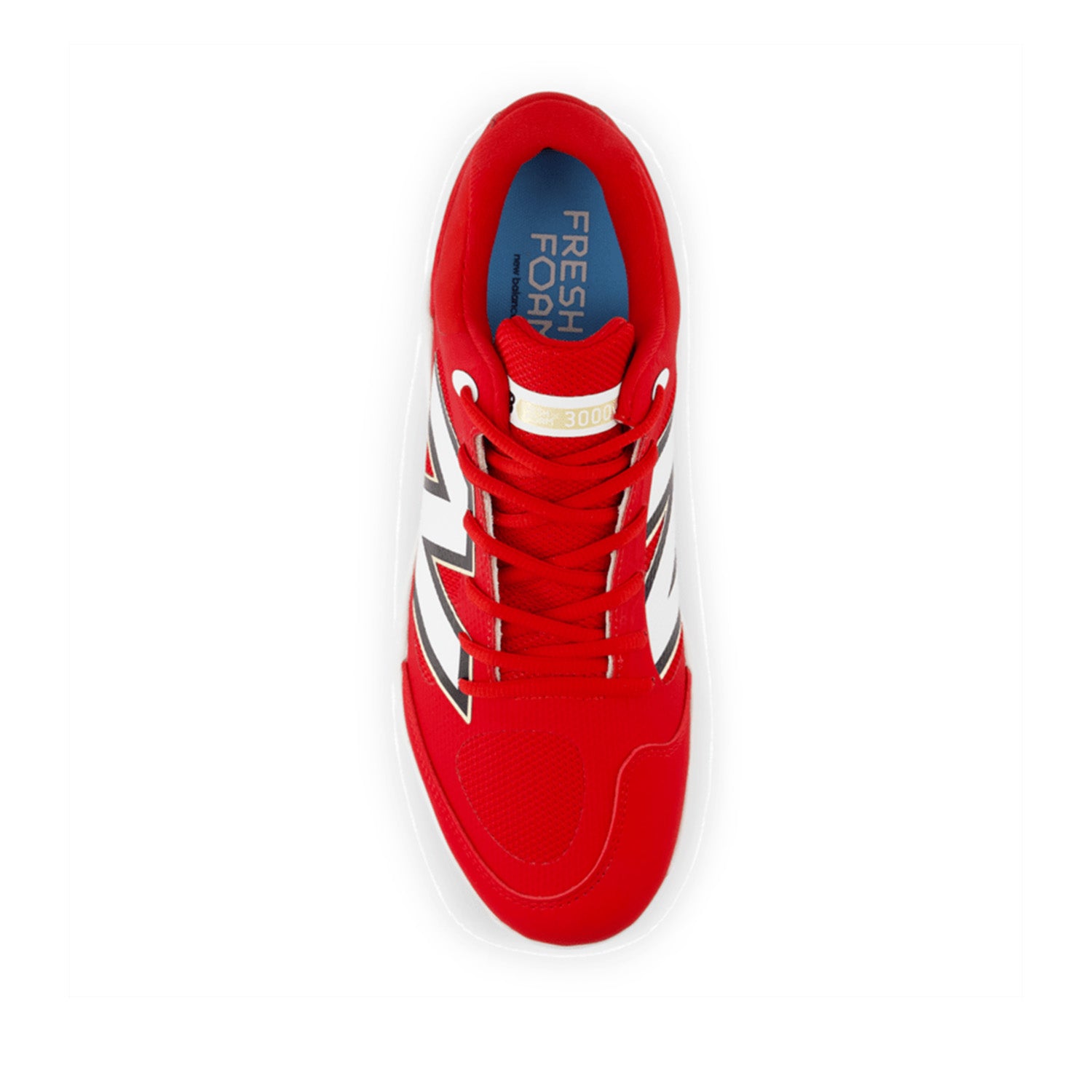 New Balance Men's Fresh Foam X 3000v7 in Team Red/NB 103 White