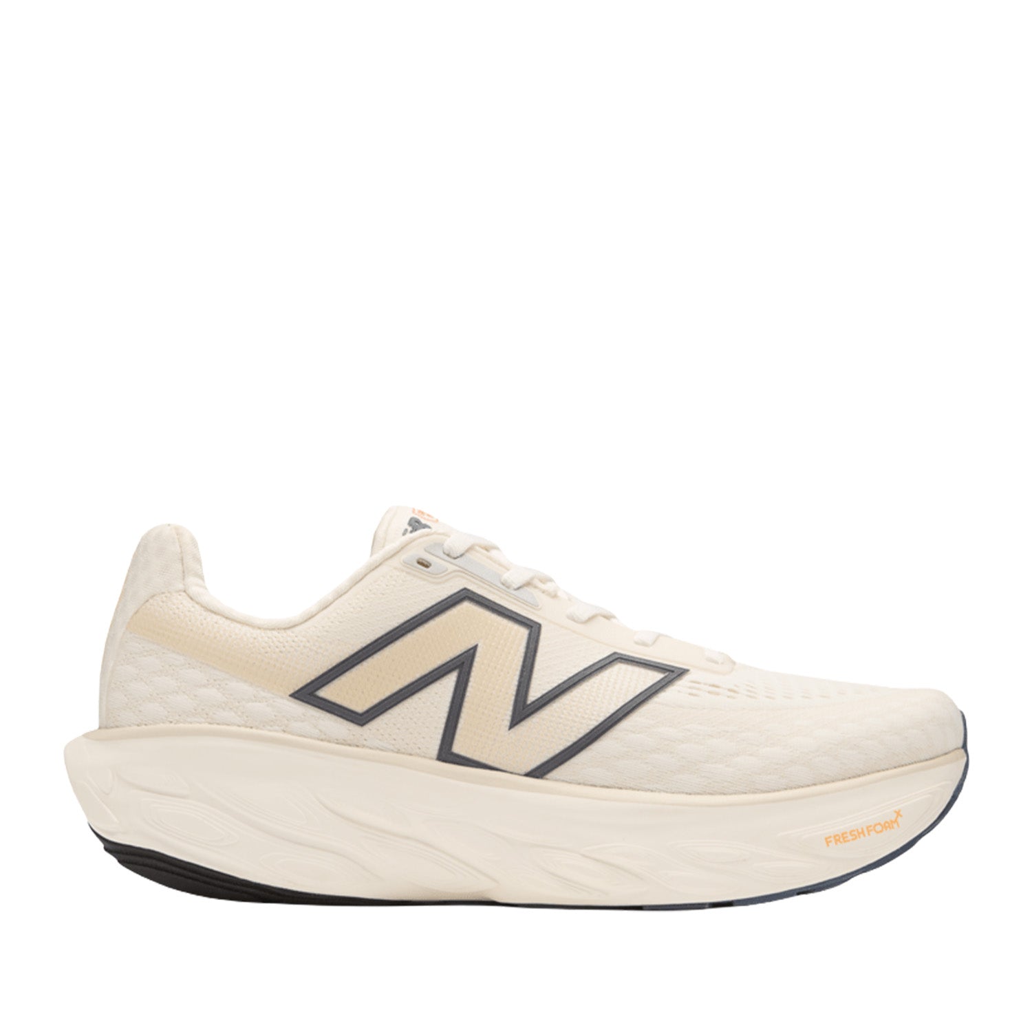 New Balance Men's Fresh Foam X 1080v14 in Sea Salt/Vintage Indigo/Hot Mango