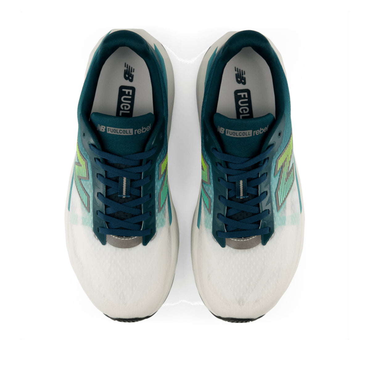 New Balance Men's FuelCell Rebel v5 in Medusa Green/Faded Teal