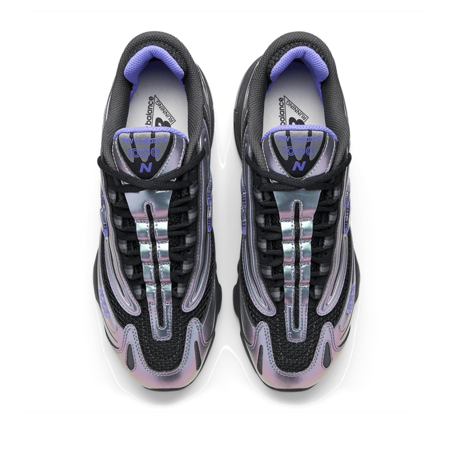 New Balance Unisex 1000 in Faded Black/Electric Indigo