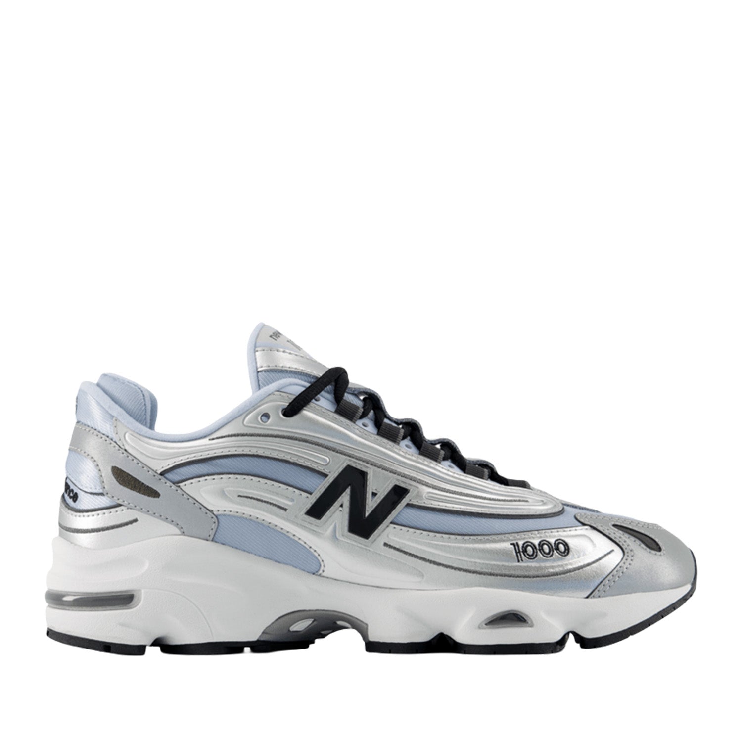New Balance Unisex 1000 in Silver Metallic/Oxford Blue