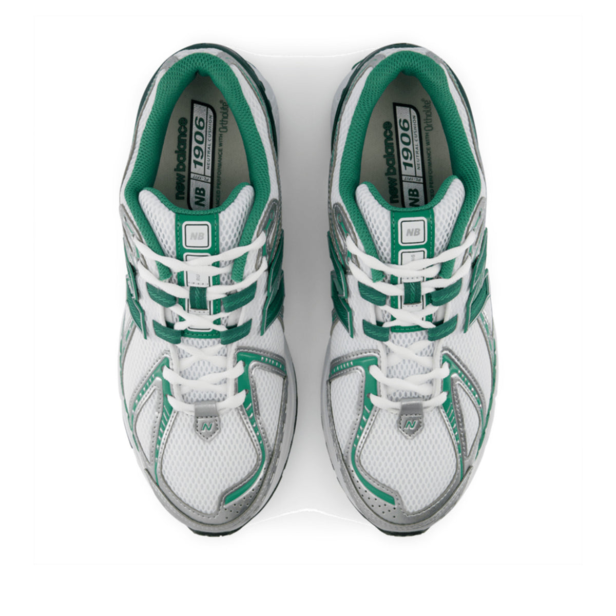 New Balance Unisex U1906R in White/Nordic Green
