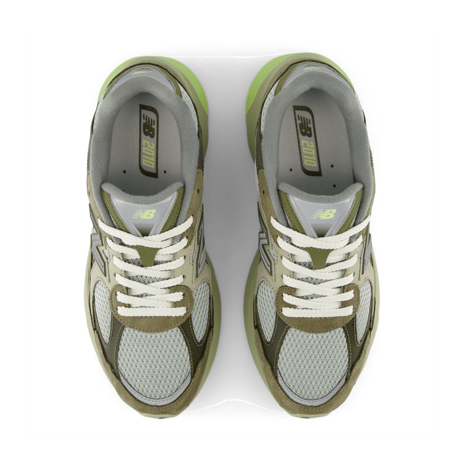 New Balance Unisex 2010 in Covert Green/Dry Lime/Lone Star Grey