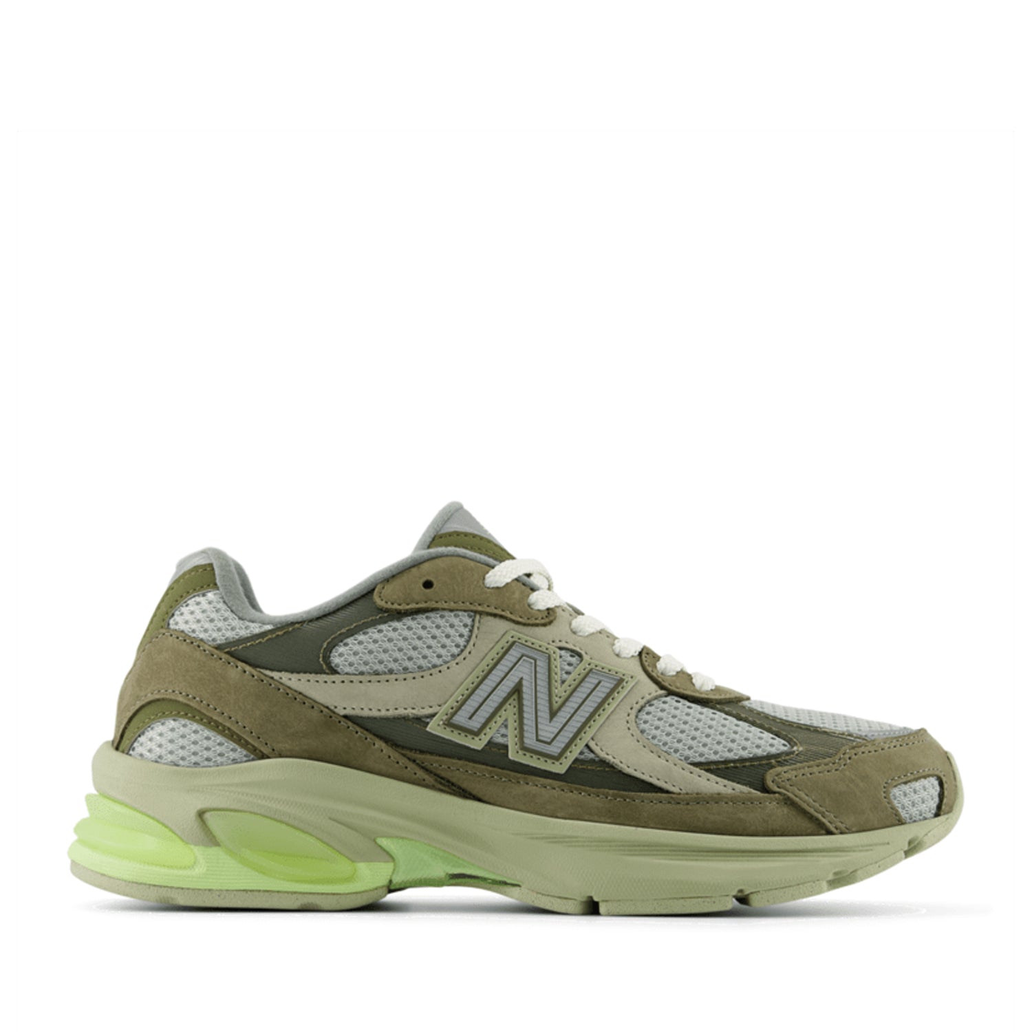 New Balance Unisex 2010 in Covert Green/Dry Lime/Lone Star Grey