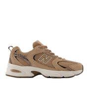New Balance Unisex 530 in Flat Taupe with Black Cement