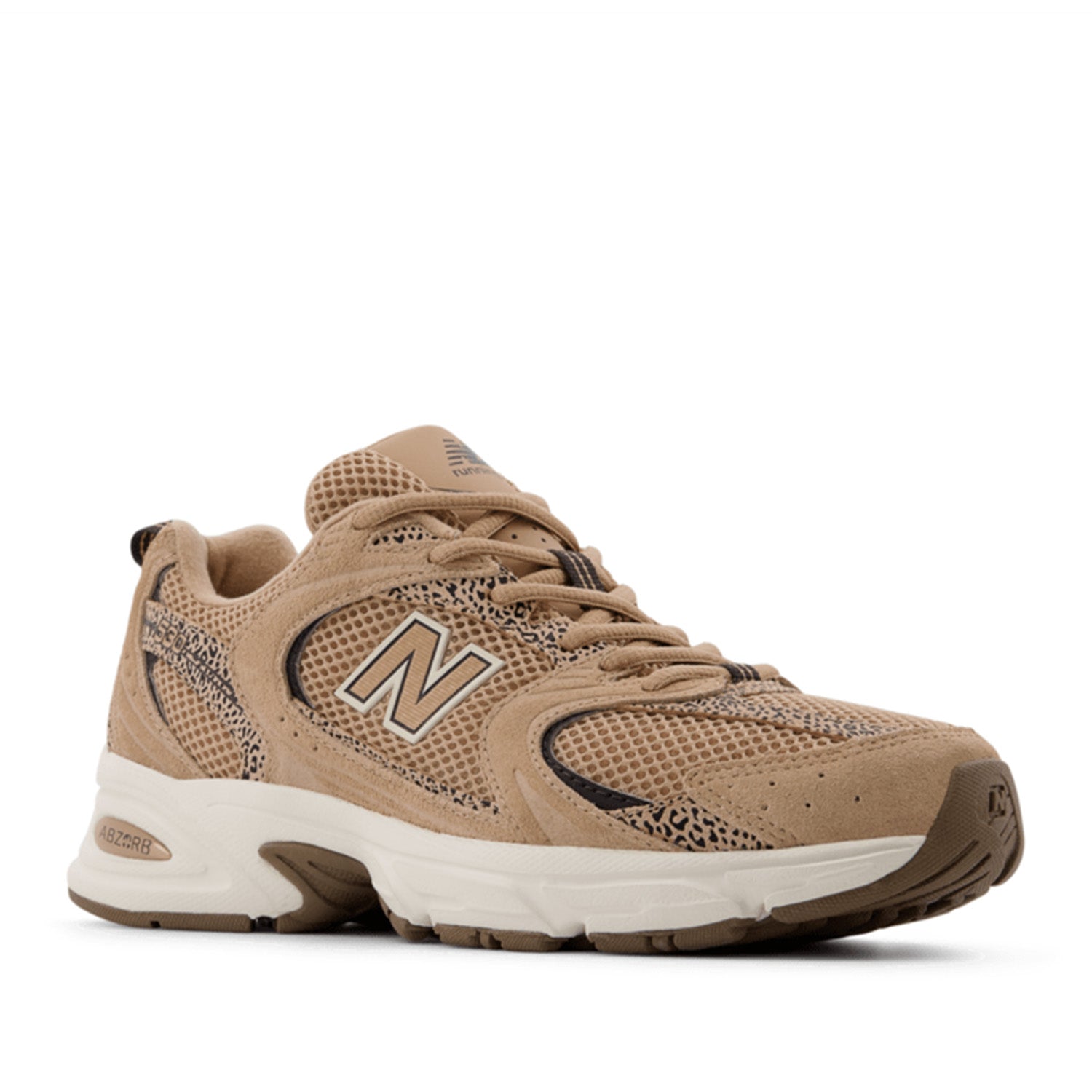 New Balance Unisex 530 in Flat Taupe with Black Cement