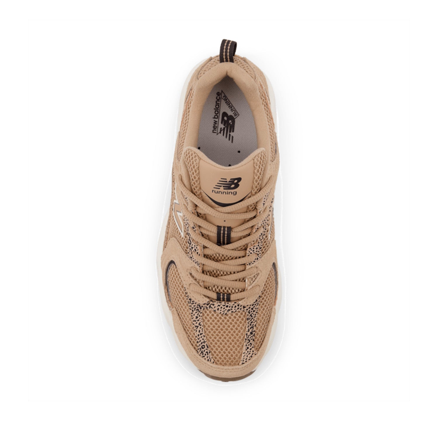 New Balance Unisex 530 in Flat Taupe with Black Cement