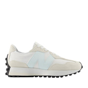 New Balance Women's 327 in Nb 103 White/Glint Blue