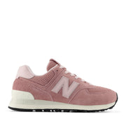 New Balance Women's 574 in Alpha Pink White