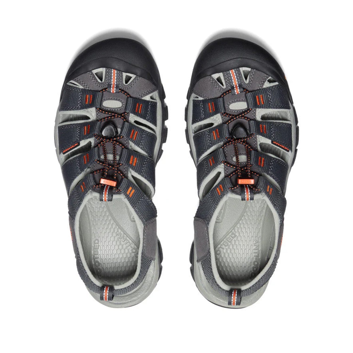 Keen Men's Newport H2 in Magnet/Nasturtium