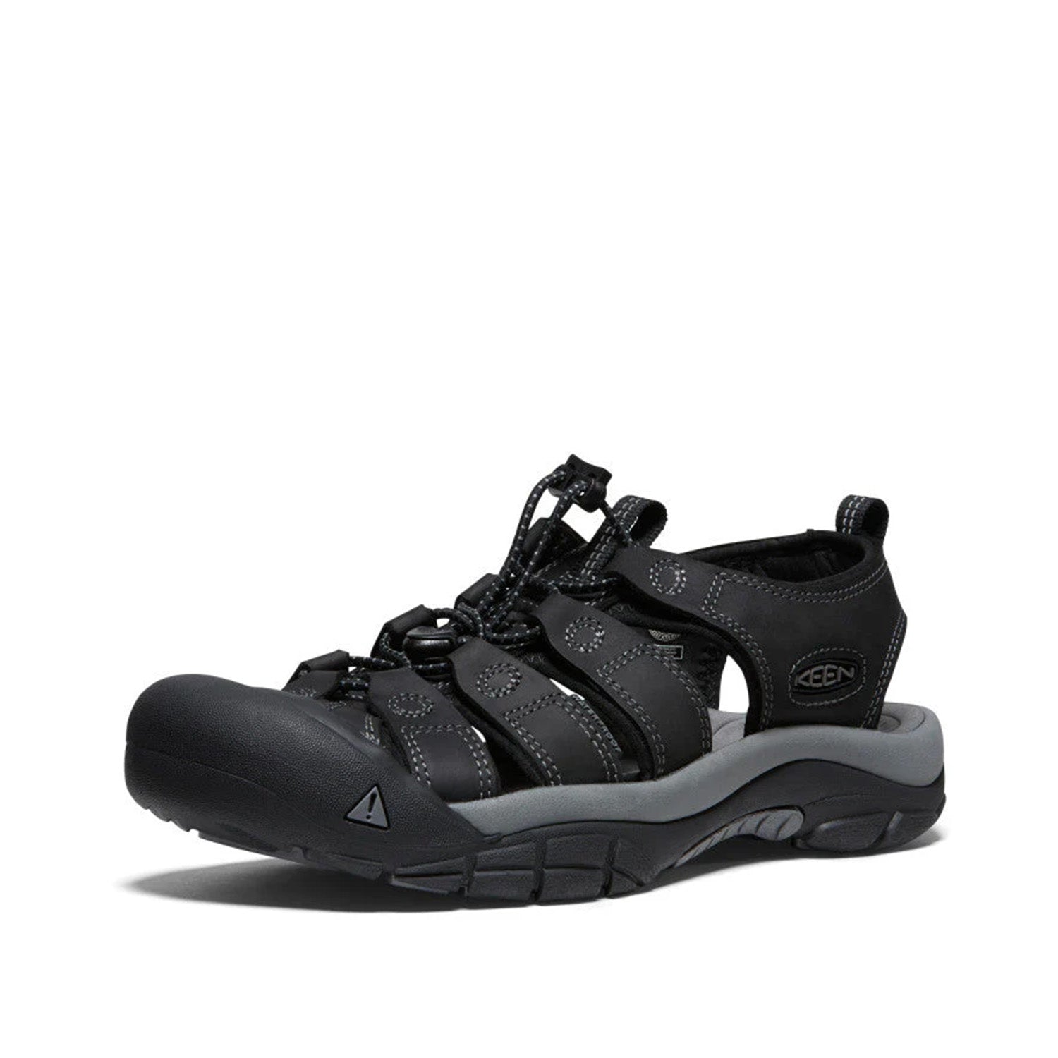 Keen Men's Newport in Black/Steel Grey