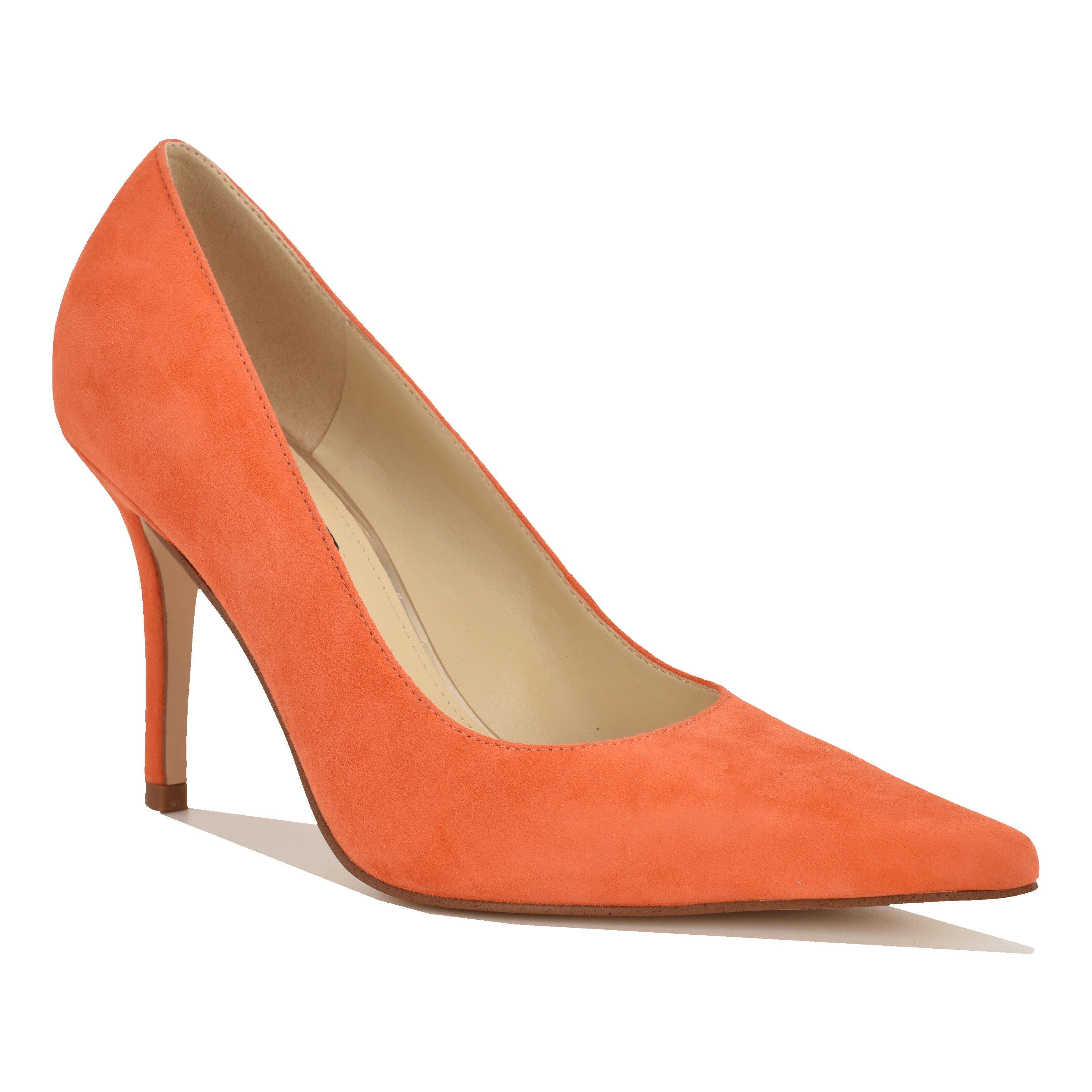 Nine West Women's Gemmha In Warm Tangerine M