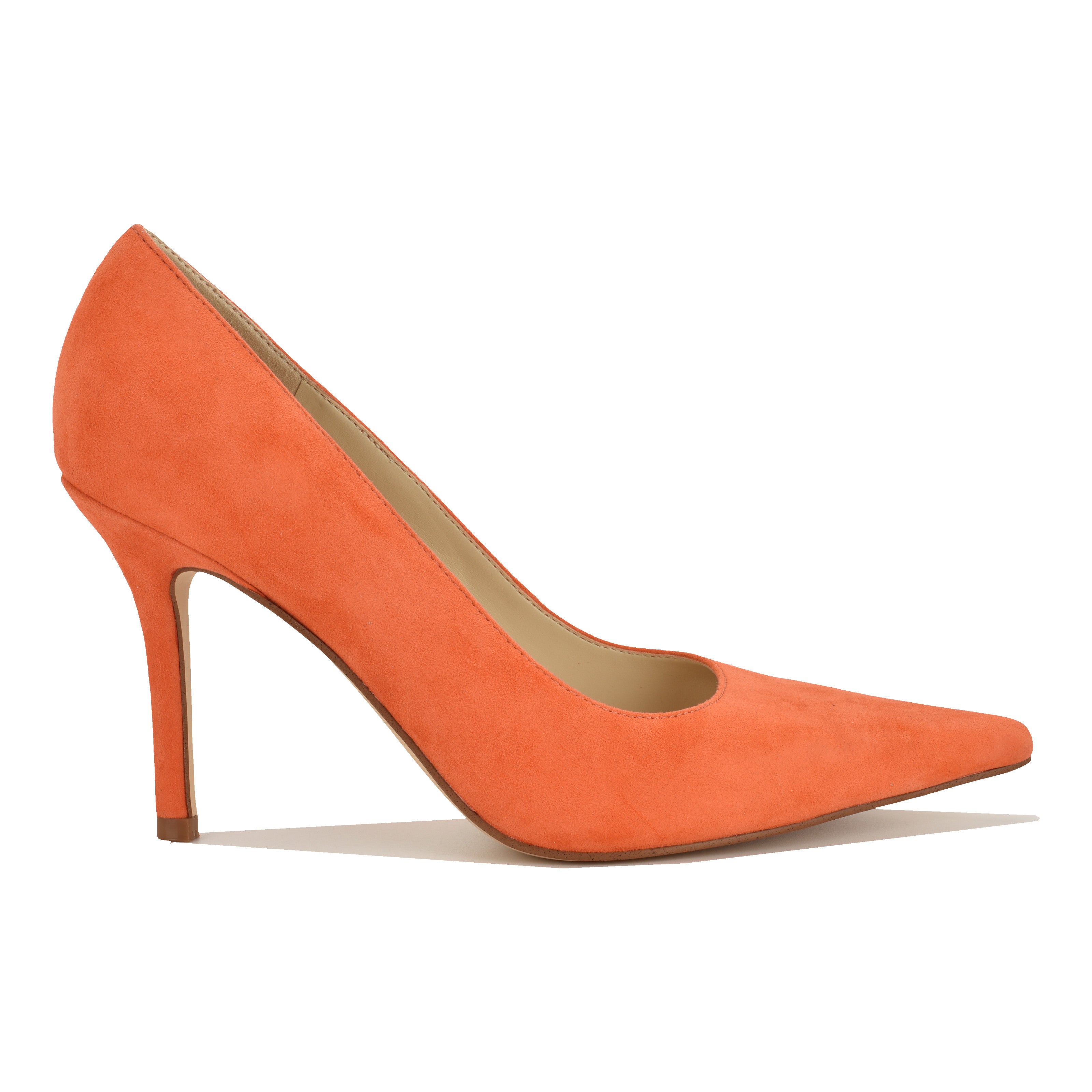 Nine West Women's Gemmha In Warm Tangerine M
