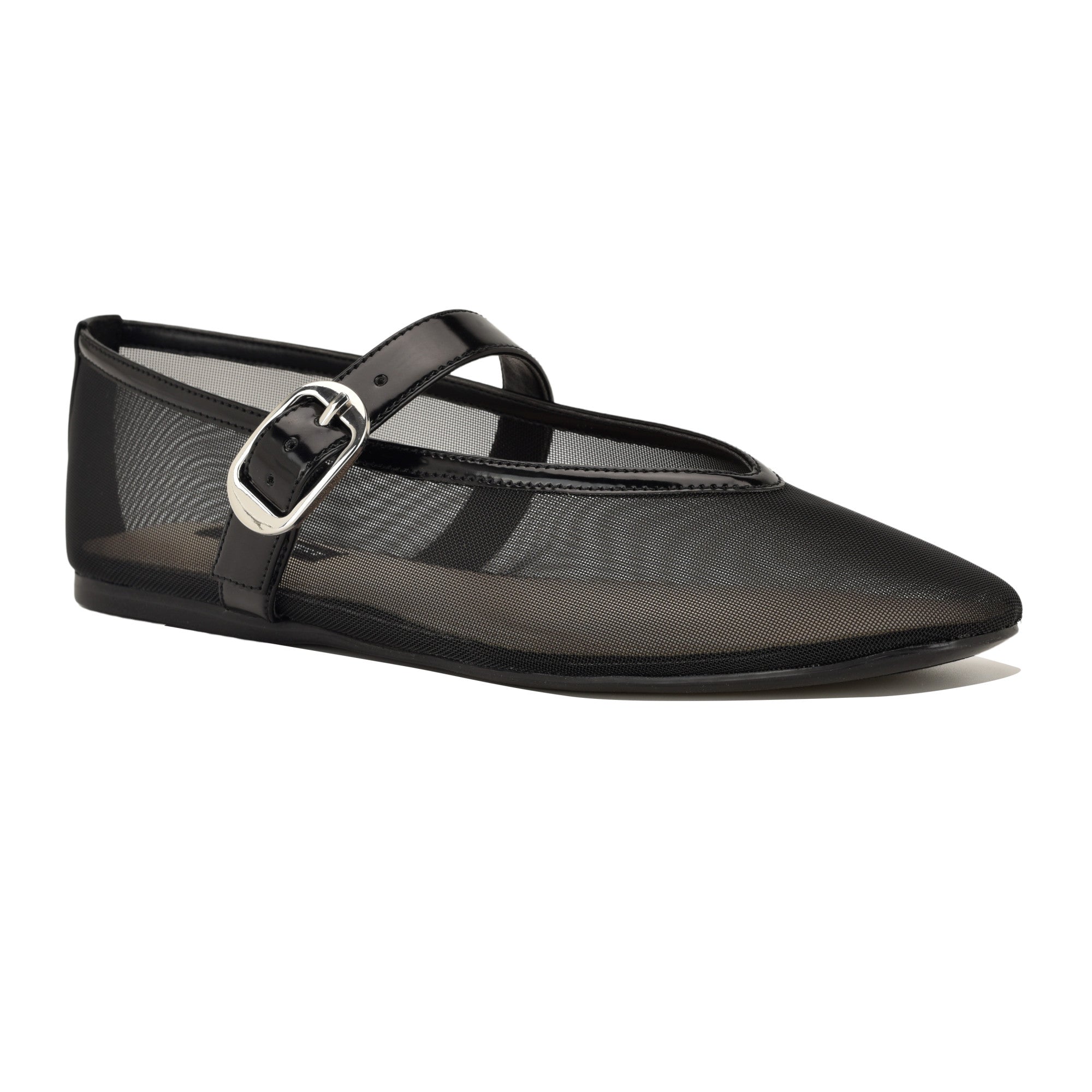 Nine West Women's Vanceen2 In Black Mesh M