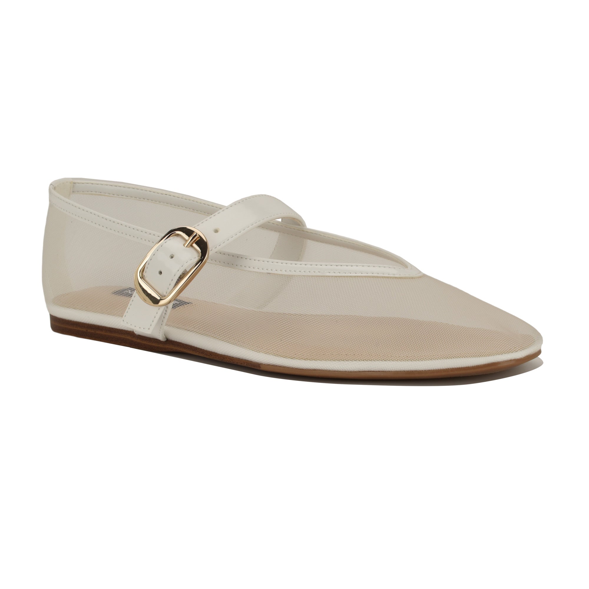 Nine West Women's Vanceen2 In White Mesh M