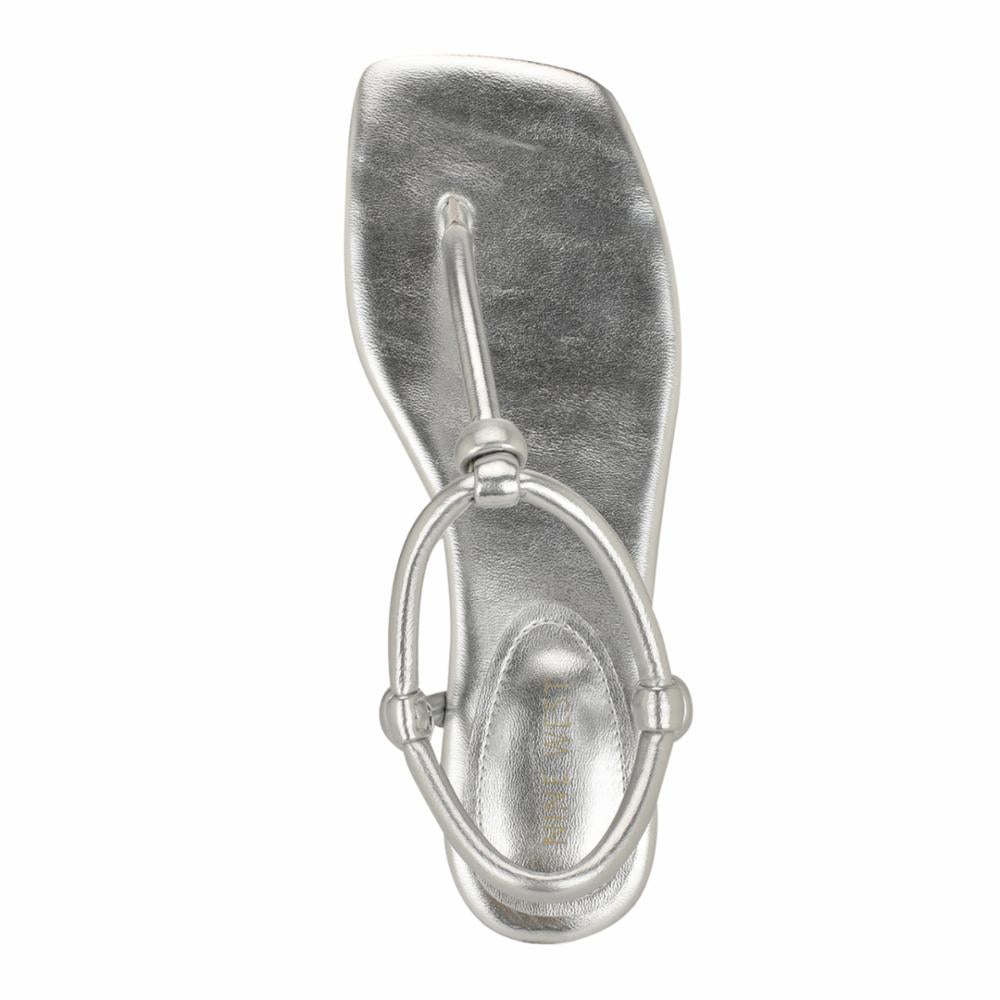 Nine West Women's Nortny3 Silver M