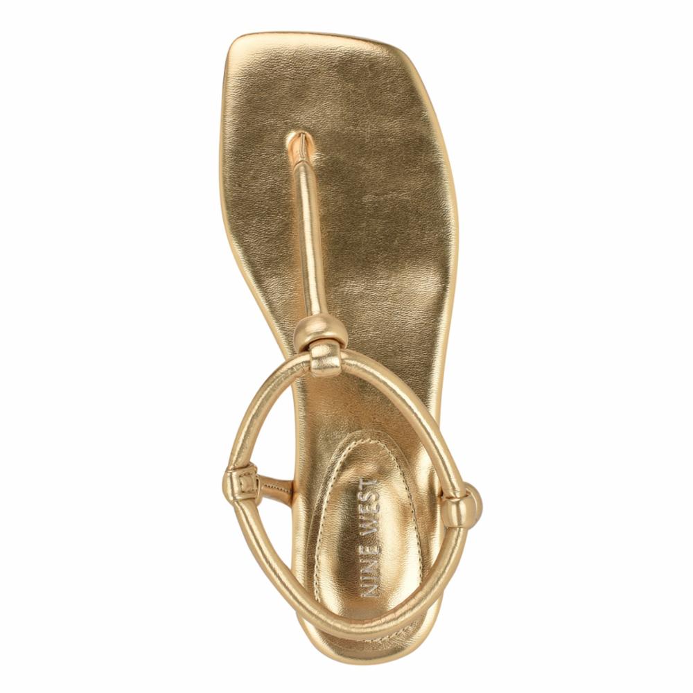 Nine West Women's Nortny3 Gold M