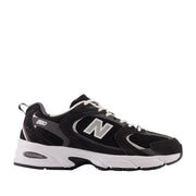 New Balance Unisex 530 in Black Metallic/Truffle Salt