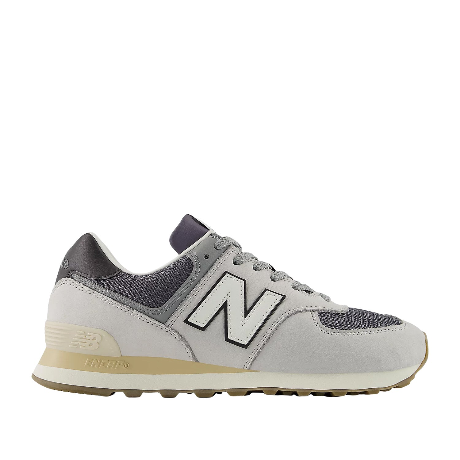 New Balance Unisex 574 in Grey Matter/Dark Silver Metallic