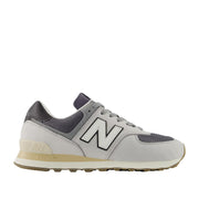 New Balance Unisex 574 in Grey Matter/Dark Silver Metallic