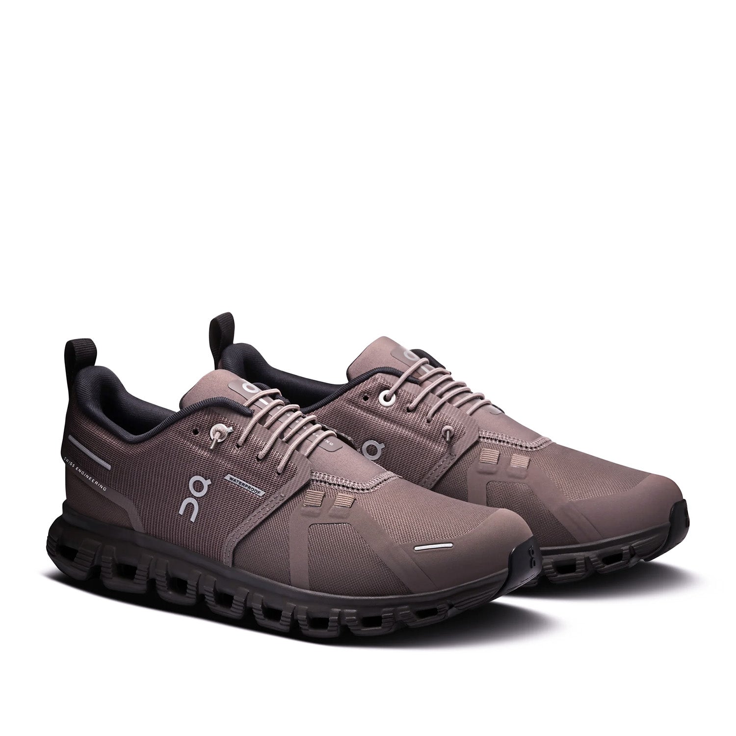 On Running Women's Cloud 6 Waterproof in Ash/Sable