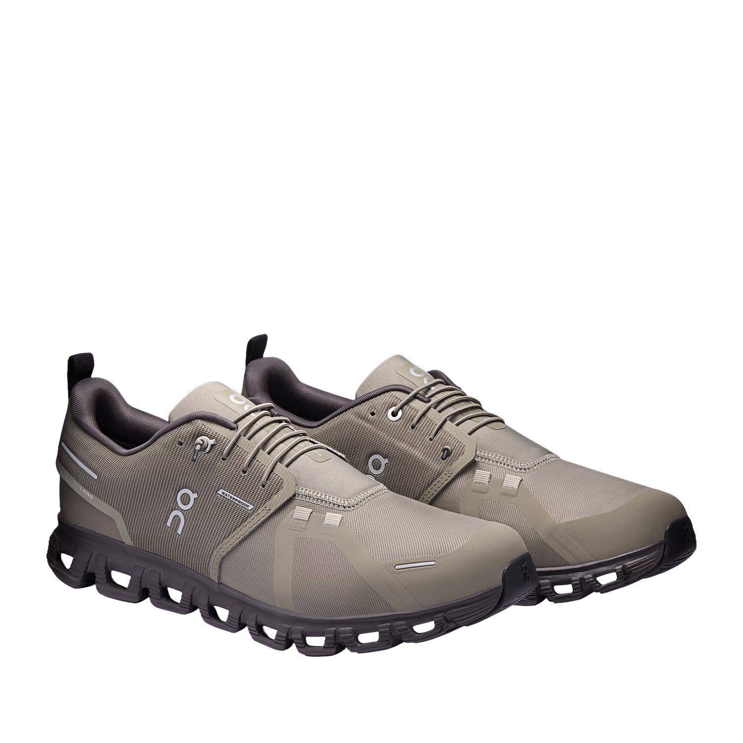 On Running Men's Cloud 6 Waterproof in Olive/Espresso