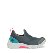 Muck Women's Outscape Slip On  Outscape Women In Darkgrey/Teal/Pink M