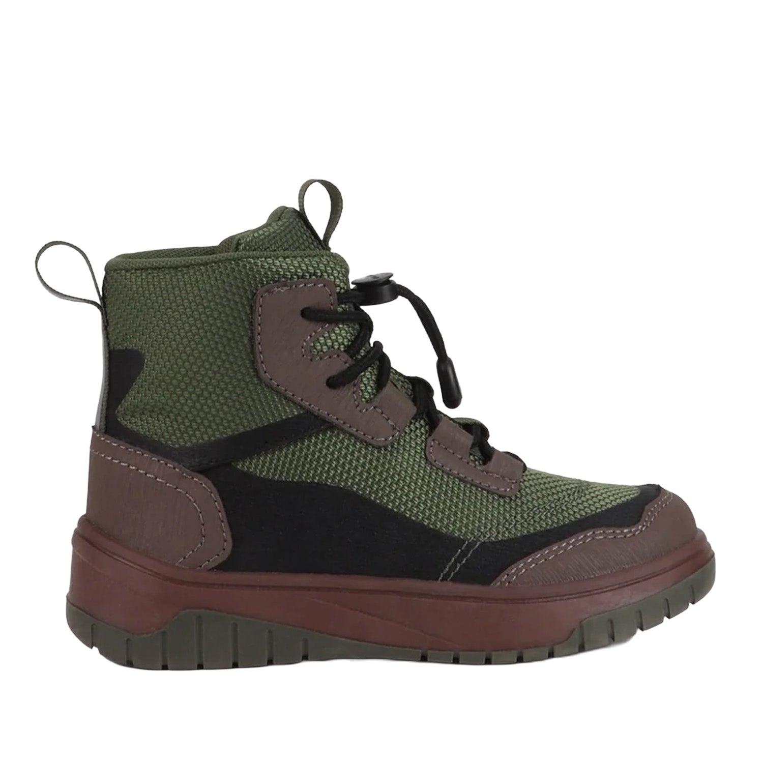 Pajar Kids' Ultra Lt Trail in Military Green/Dark Brown