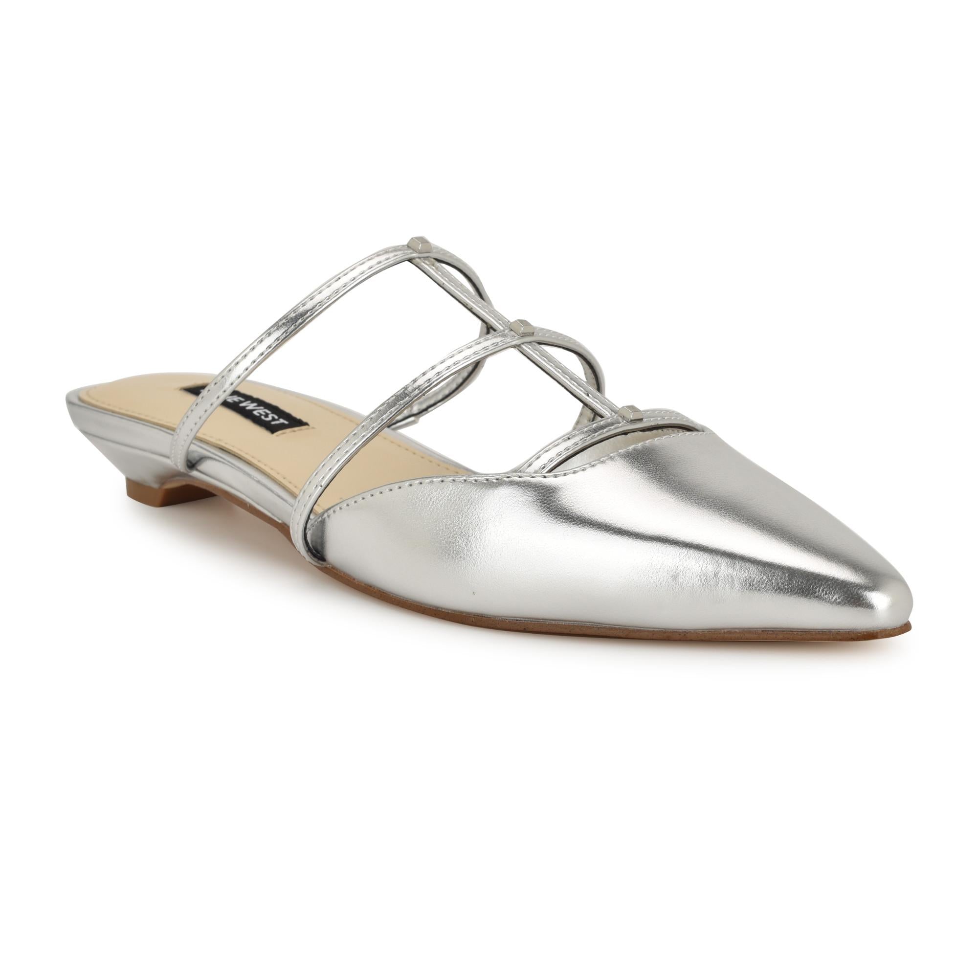 Nine West Women's Paoly3 Silver M