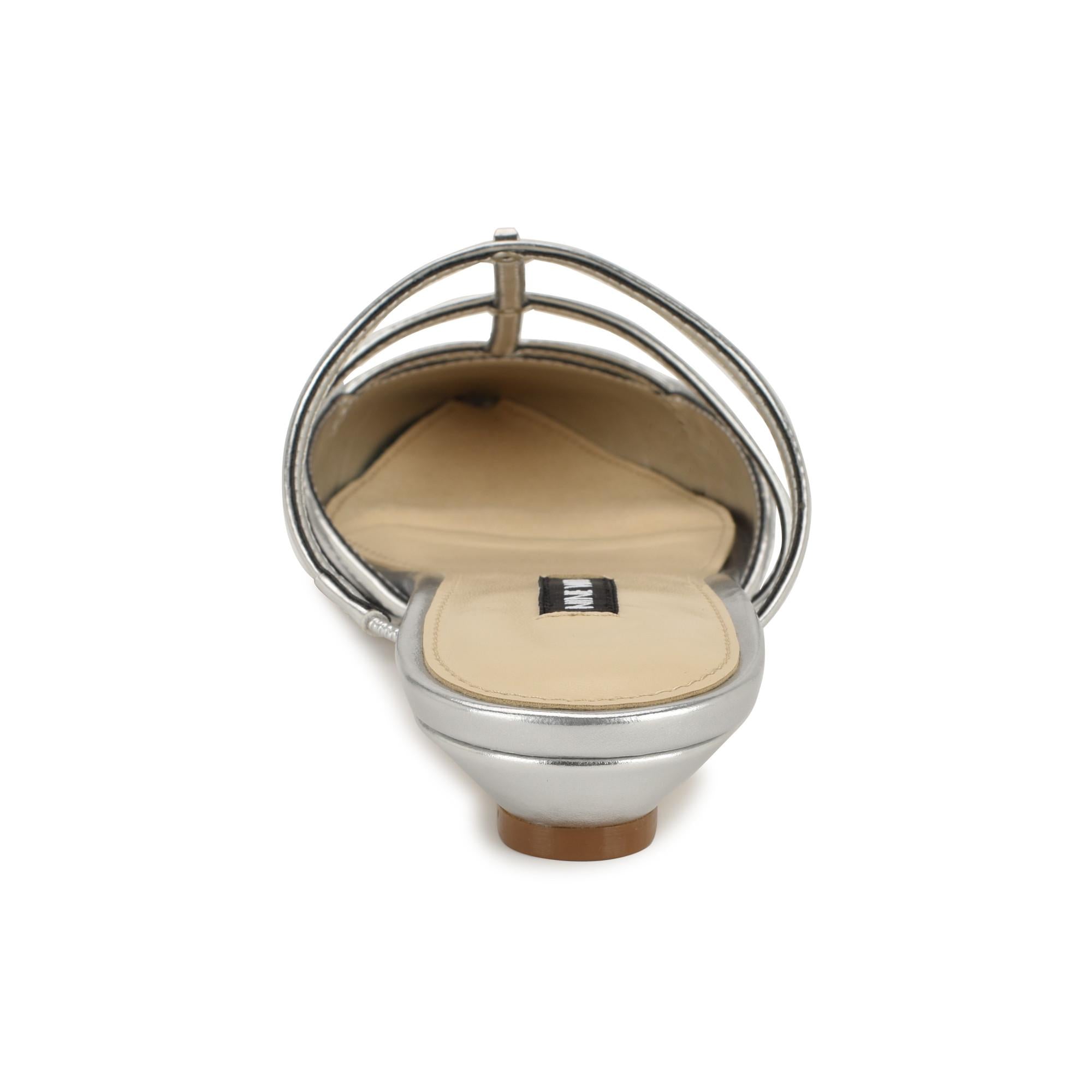 Nine West Women's Paoly3 Silver M