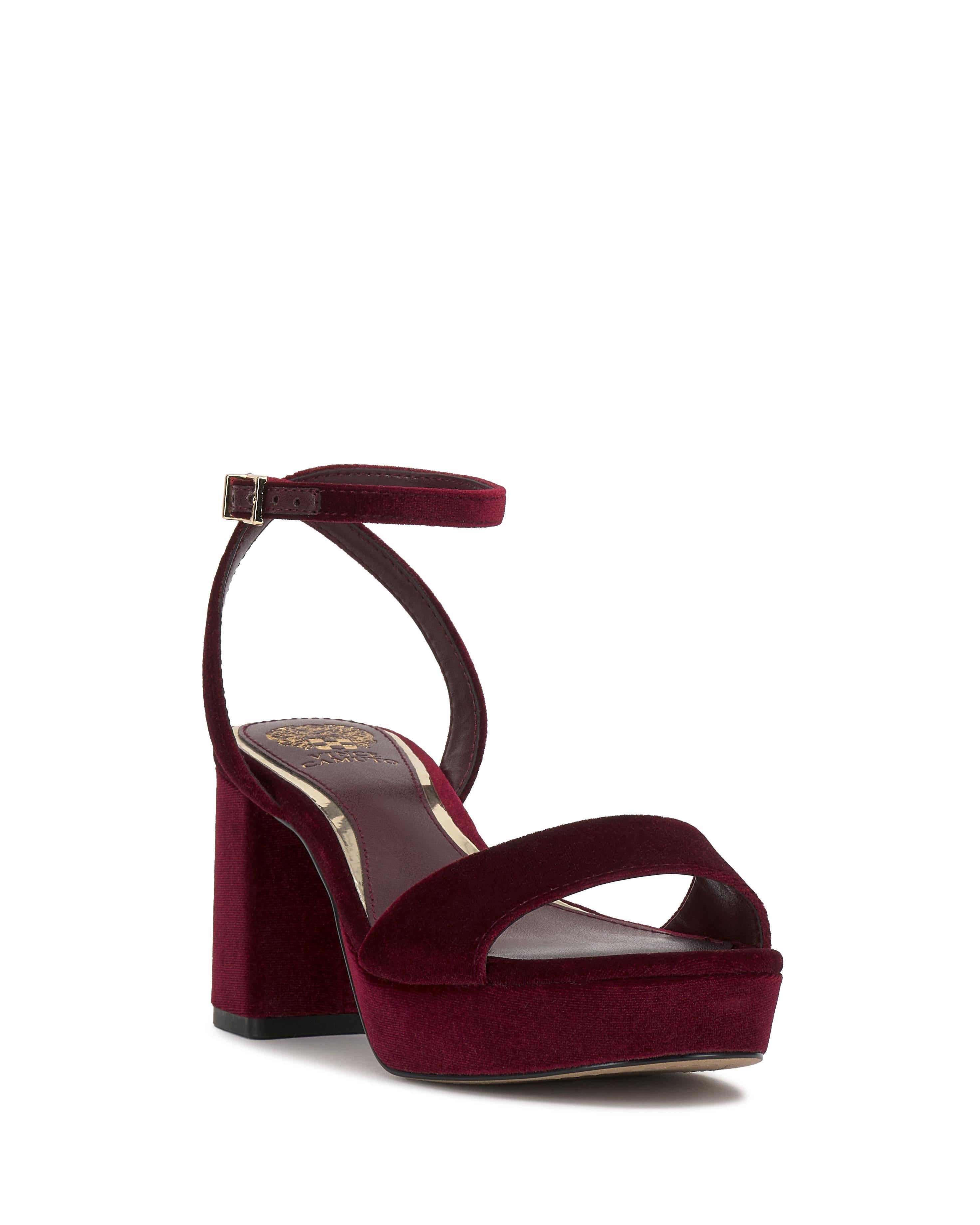 Vince Camuto Women's Pendreya Burgundy M