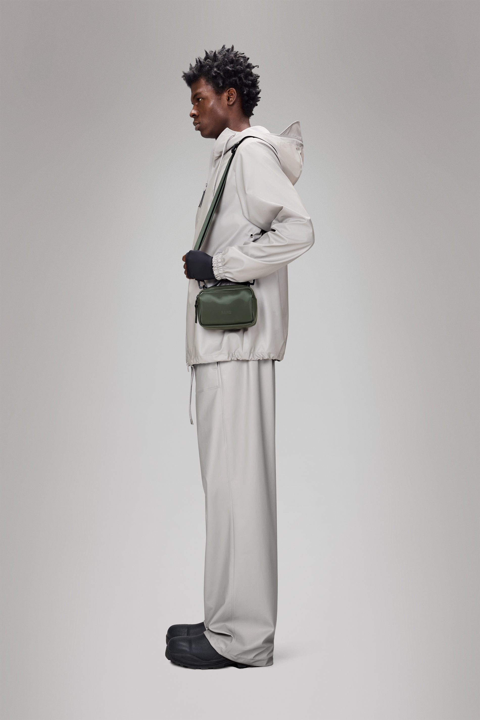 Rains Box Bag Micro in Swamp