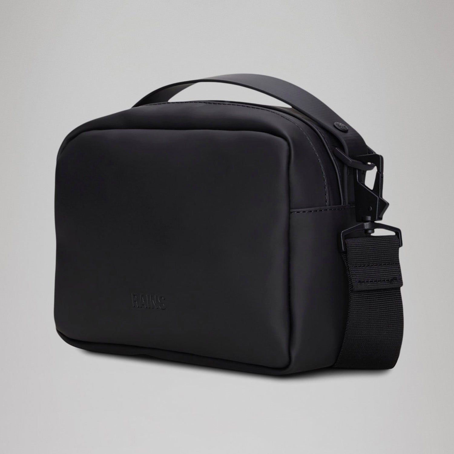 Rains Box Bag in Black