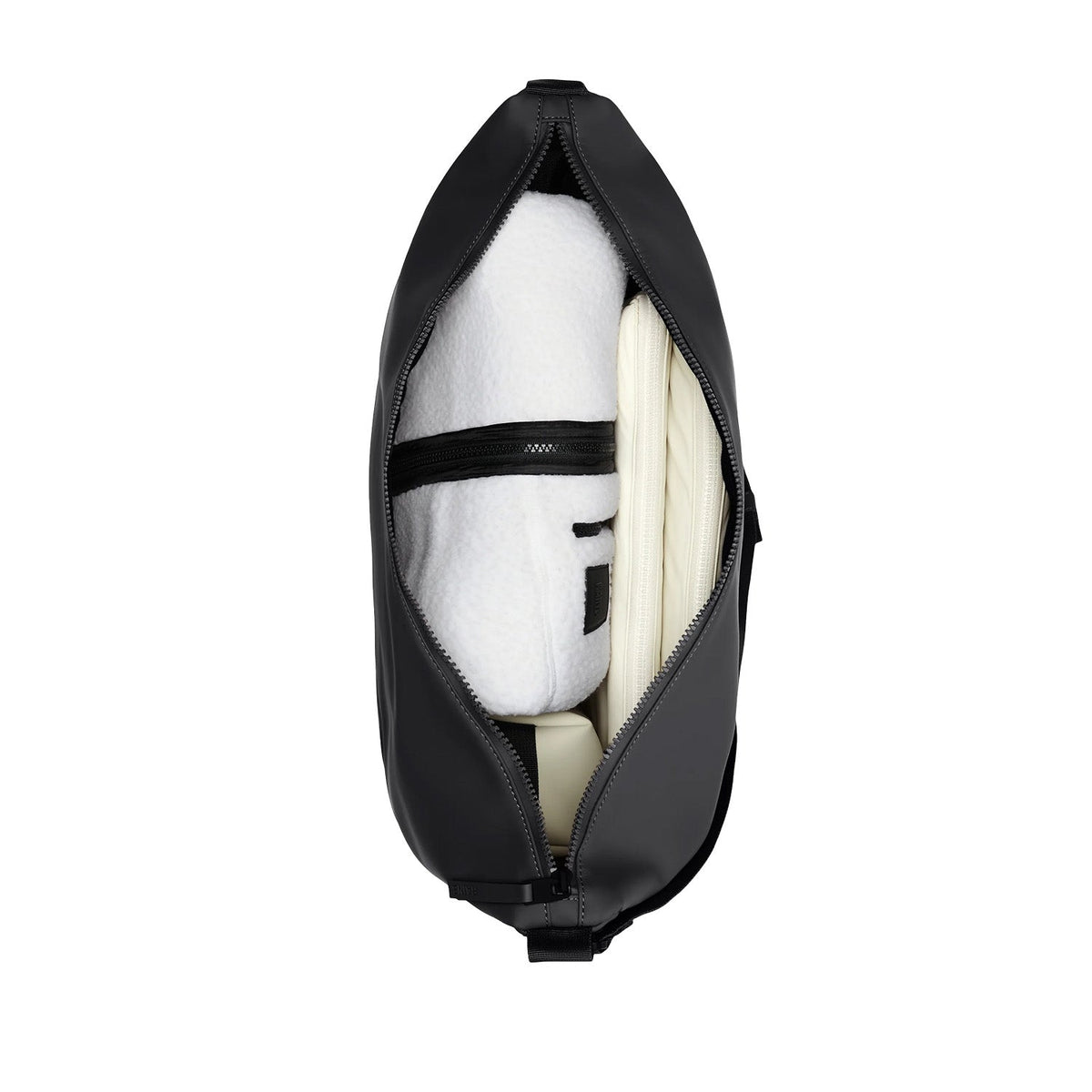 RAINS Unisex Valera Shoulder Bag Large W3 in Black