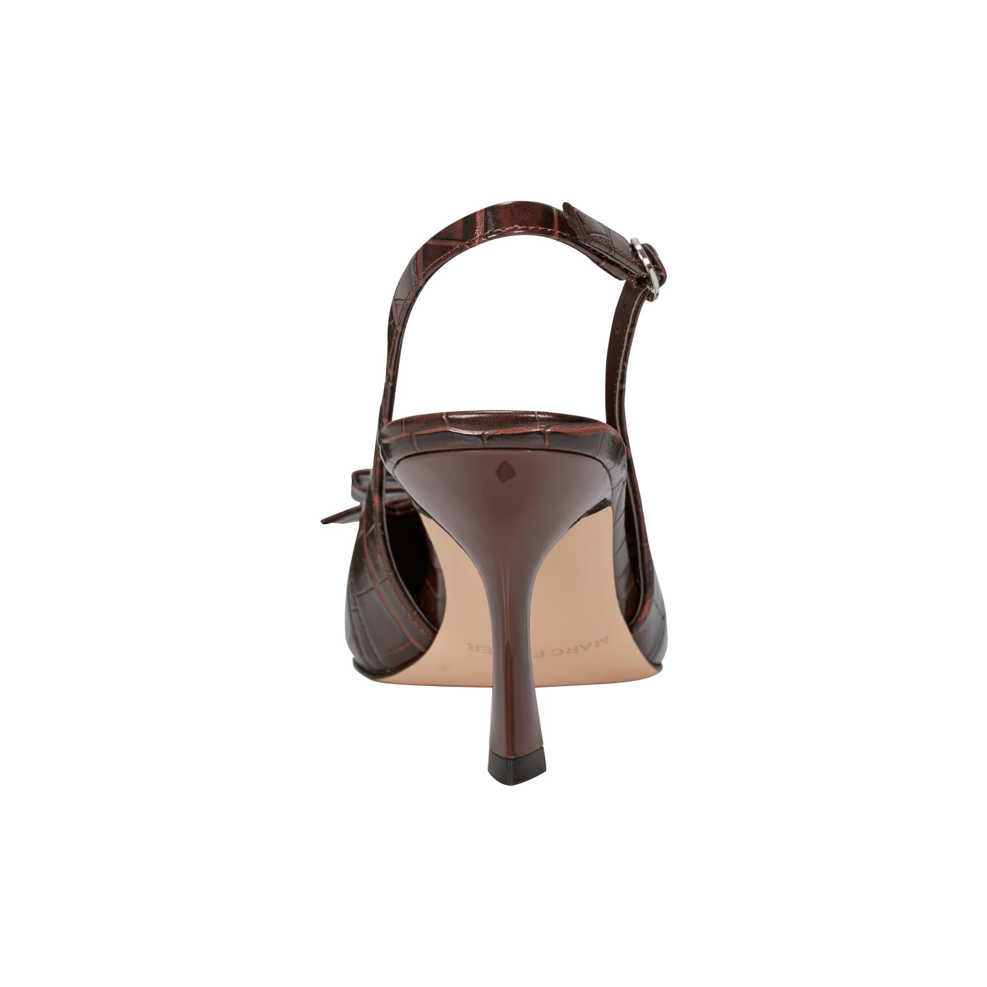 Marc Fisher Women's Rayma Brown68651/Siena Croco Pu M