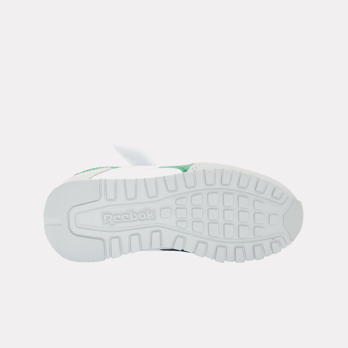 Reebok Kids' Reebok Glide Elastic Lace & Top Strap Child  In White/Grey M
