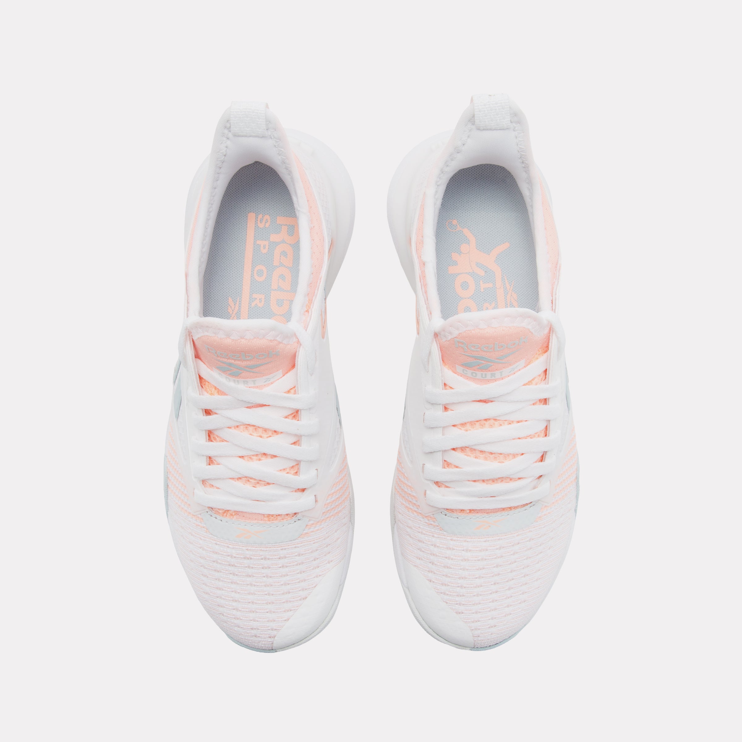 Reebok Women's Nano Court  In White/Pearl M