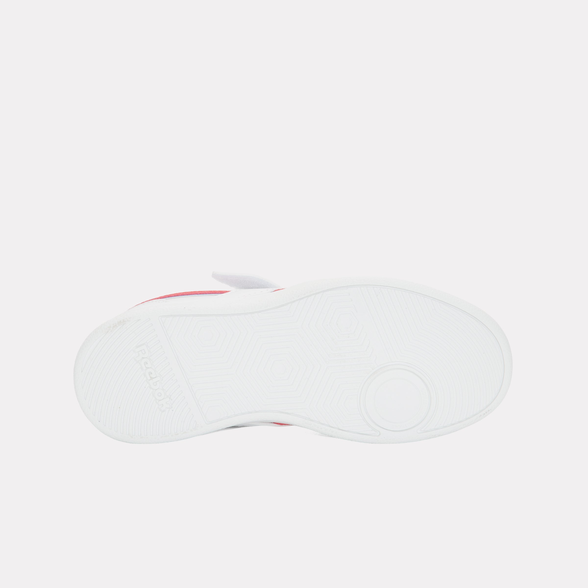 Reebok Kids' Court Advance Elastic Lace & Top Strap Child  In White/Vector M