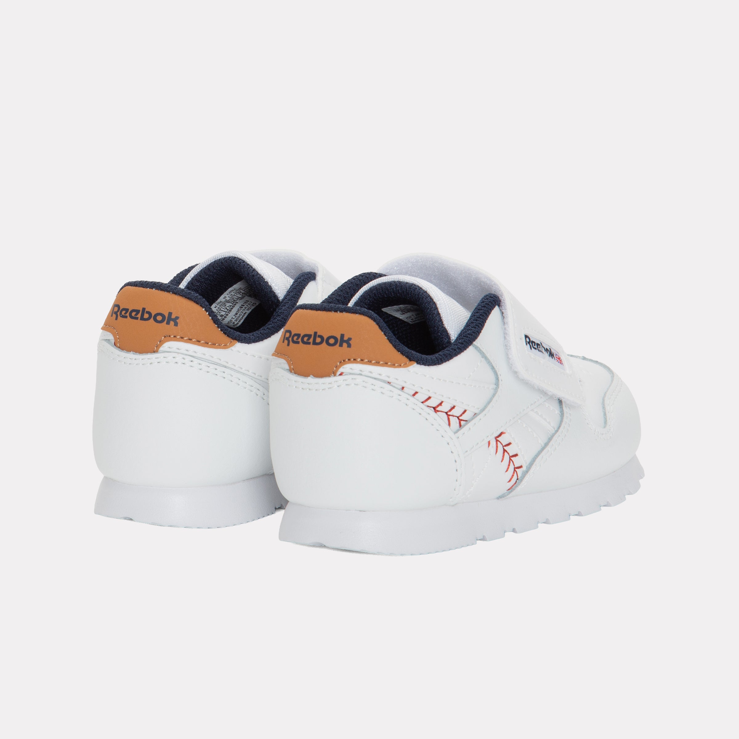 Reebok Kids' Classic Leather Infant  In White/Vectornavy/Flashred M
