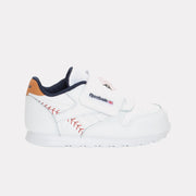Reebok Kids' Classic Leather Infant  In White/Vectornavy/Flashred M