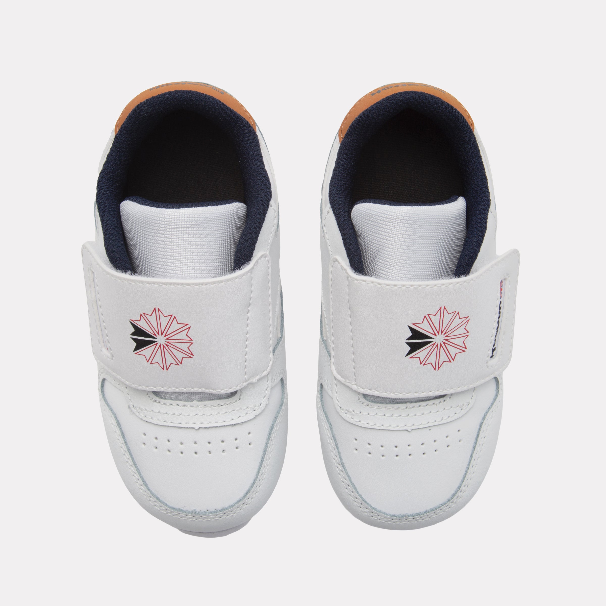 Reebok Kids' Classic Leather Infant  In White/Vectornavy/Flashred M