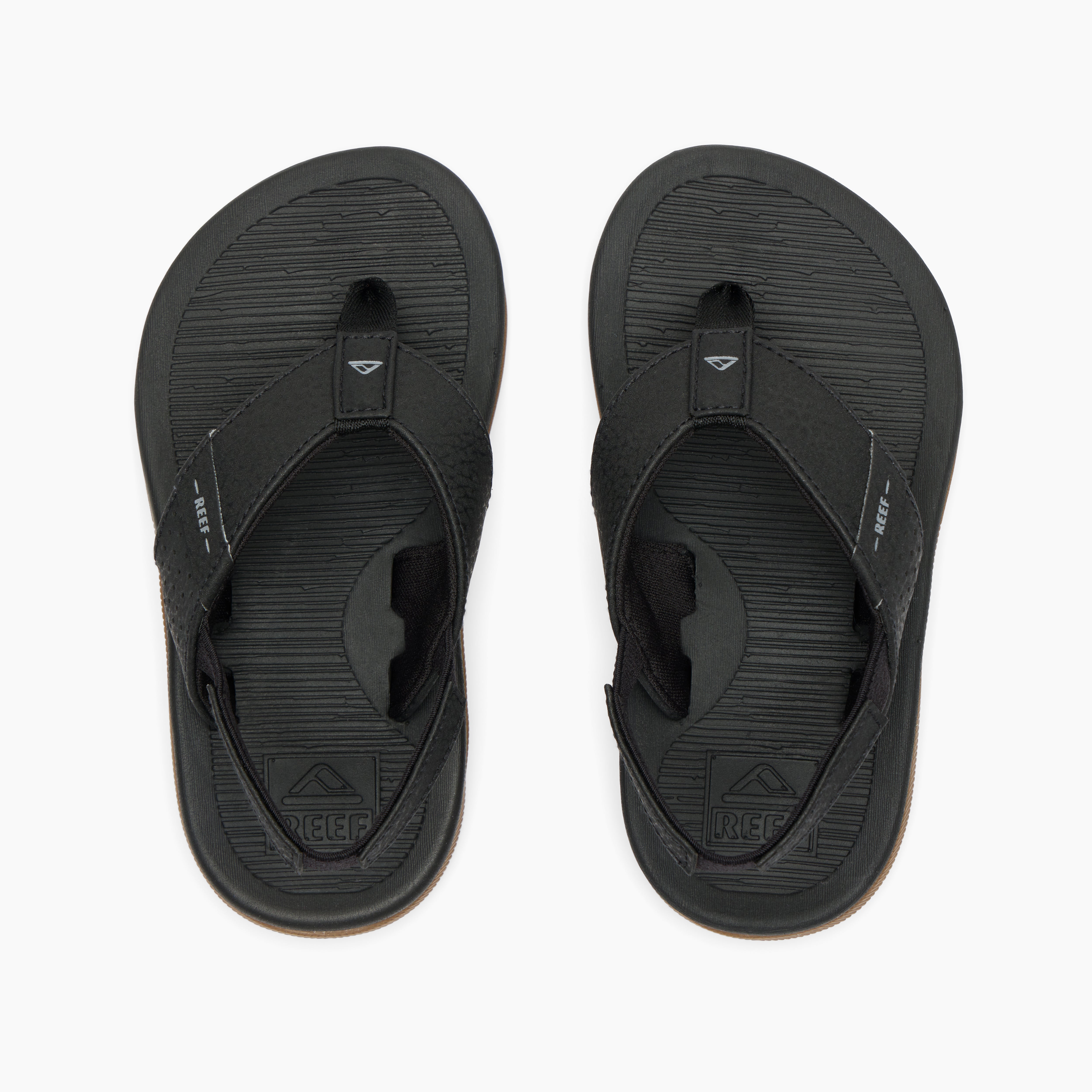 Reef Boy's' Little Santa Ana In Black M